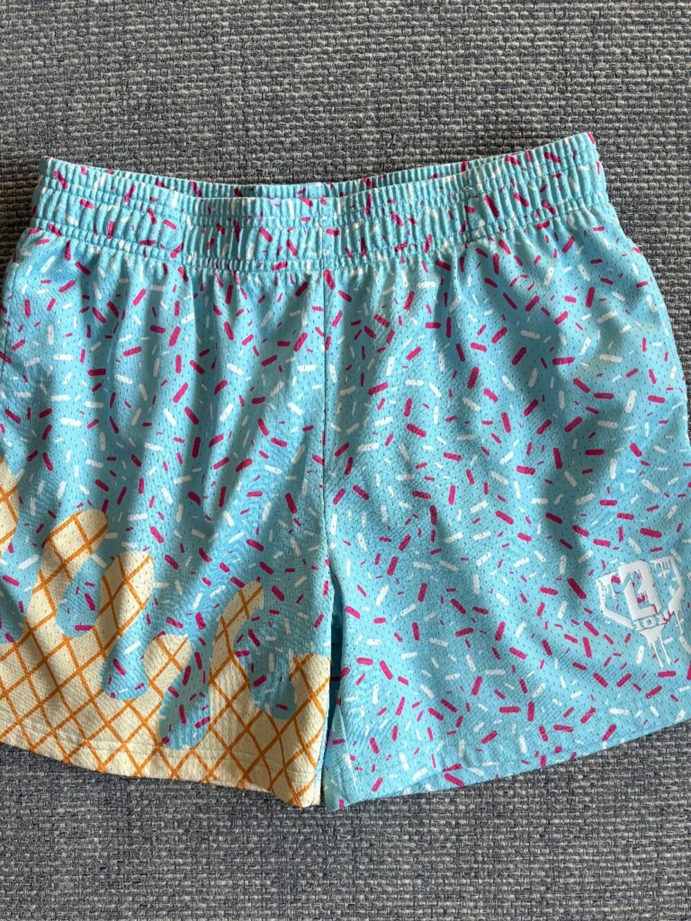 ⚾️🍦 Baseball Lifestyle 101 BL101 Ice Cream Cotton Candy Mesh Shorts | Sz YXL